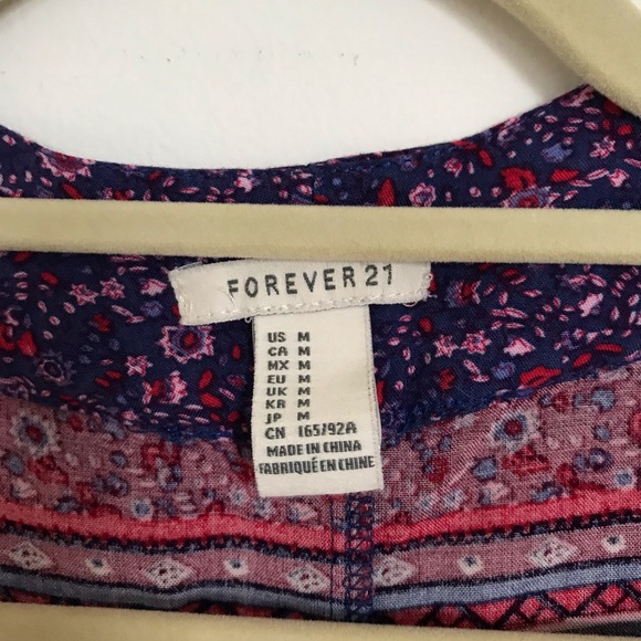 Multicolor kimono cardigan Forever 21 - Picture 2 of 3